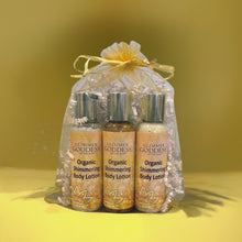 Load image into Gallery viewer, Organic Shimmer Body Lotion Travel Size Gift Set