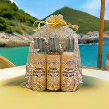 Load image into Gallery viewer, Organic Shimmer Body Lotion Travel Size Gift Set