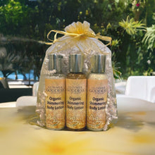 Load image into Gallery viewer, Organic Shimmer Body Lotion Travel Size Gift Set