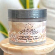 Load image into Gallery viewer, Organic Shimmering Whipped Body Butter 2 oz. Travel Size
