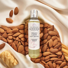 Load image into Gallery viewer, Organic Sweet Almond Silky Skin Oil - 48 Hour Hydration