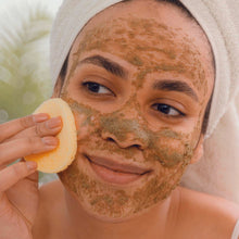 Load image into Gallery viewer, Organic Glow Up Tumeric Vitamin C &amp; E Brightening Face Mask - 2 oz.