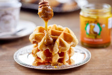 Load image into Gallery viewer, Award-Winning Organic Turmeric Sunrise Honey Tea – Golden Blend for Inflammation &amp; Gut Health (10 oz)