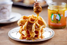 Load image into Gallery viewer, Award-Winning Organic Turmeric Sunrise Honey Tea – Golden Blend for Inflammation &amp; Gut Health (10 oz)