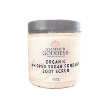 Load image into Gallery viewer, Organic Whipped Sugar Fondant Exfoliating Body Scrub - Crepey Skin Treatment