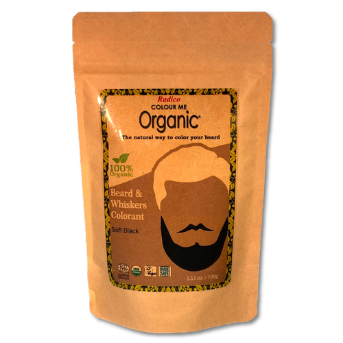 Men's Soft Black - Organic Facial Hair Coloring
