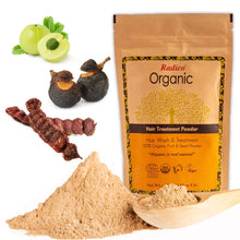 Load image into Gallery viewer, Ayurvedic Hair Treatment Powder - Organic Amla Reetha Shikakai Mix