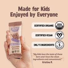 Load image into Gallery viewer, Skout Organic Chocolate Brownie Kids Bar