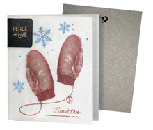 Load image into Gallery viewer, Smitten Mitten Vintage Etching Greeting Clard