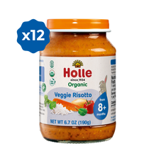 Load image into Gallery viewer, Holle Organic Baby Food Jar - Veggie Risotto - 12 Jars