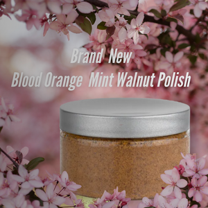 Blood Orange Mint Walnut Body Polish with AHA