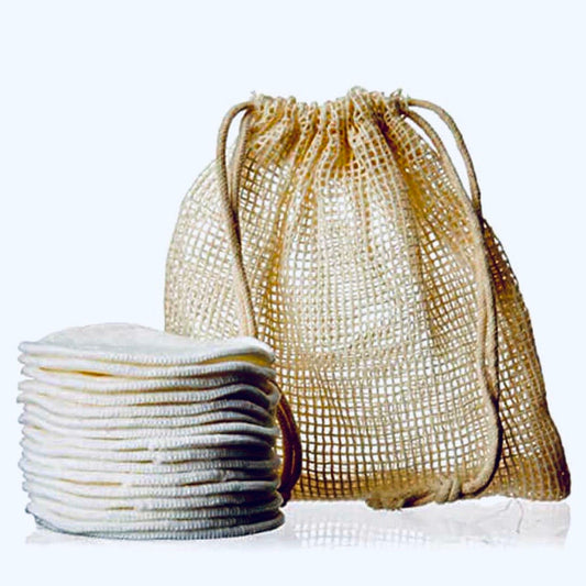 Recycled, Organic, Reusable Bamboo Makeup remover pads